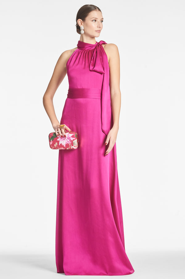 Tulle Prom Dress, Pink Prom Dress, Chiffon Prom Dress, Open-Back Prom –  Dairy Bridal